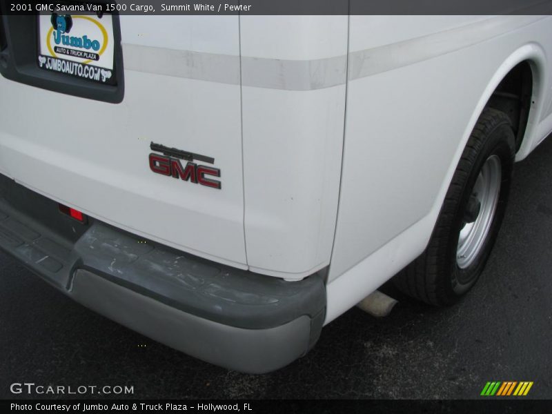 Summit White / Pewter 2001 GMC Savana Van 1500 Cargo