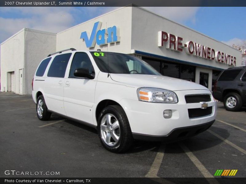 Summit White / Cashmere 2007 Chevrolet Uplander LT
