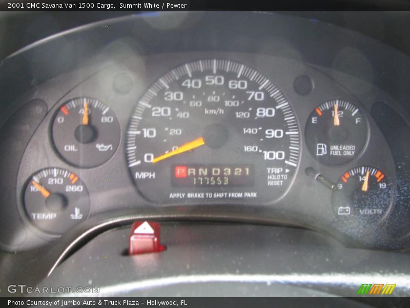 Summit White / Pewter 2001 GMC Savana Van 1500 Cargo
