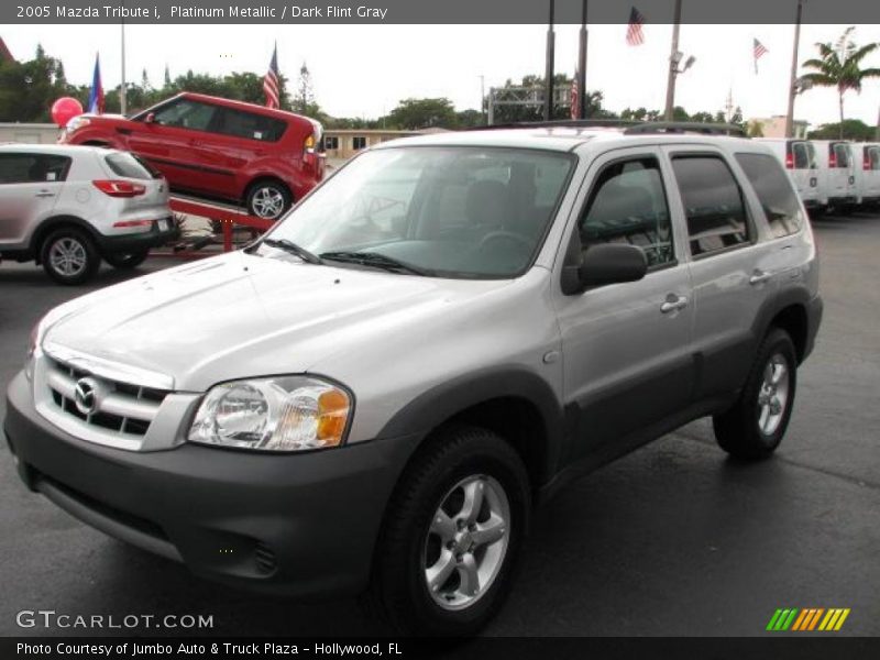 Platinum Metallic / Dark Flint Gray 2005 Mazda Tribute i