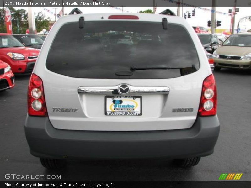 Platinum Metallic / Dark Flint Gray 2005 Mazda Tribute i