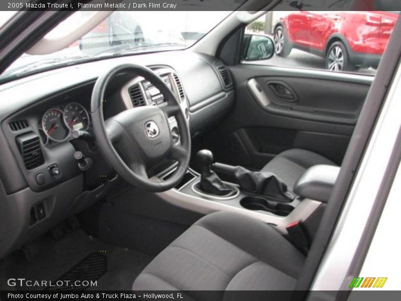 Platinum Metallic / Dark Flint Gray 2005 Mazda Tribute i