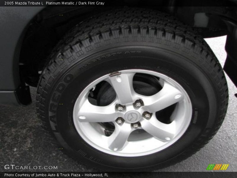 Platinum Metallic / Dark Flint Gray 2005 Mazda Tribute i