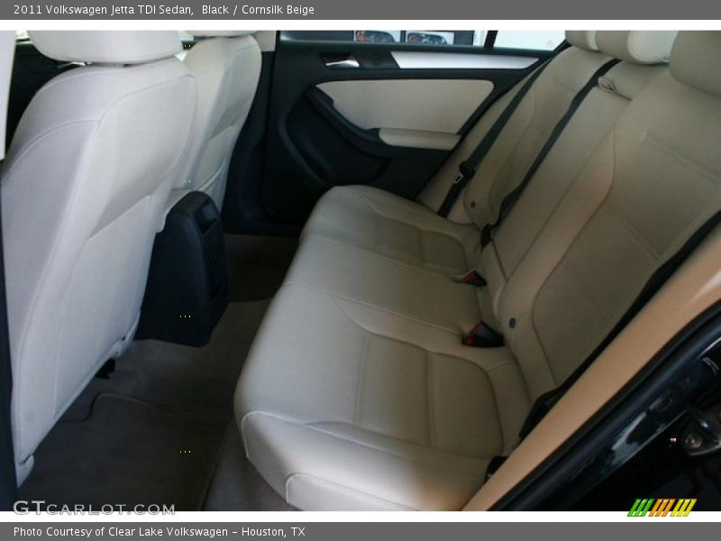 Black / Cornsilk Beige 2011 Volkswagen Jetta TDI Sedan