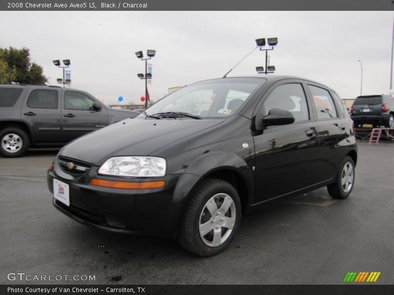 Black / Charcoal 2008 Chevrolet Aveo Aveo5 LS