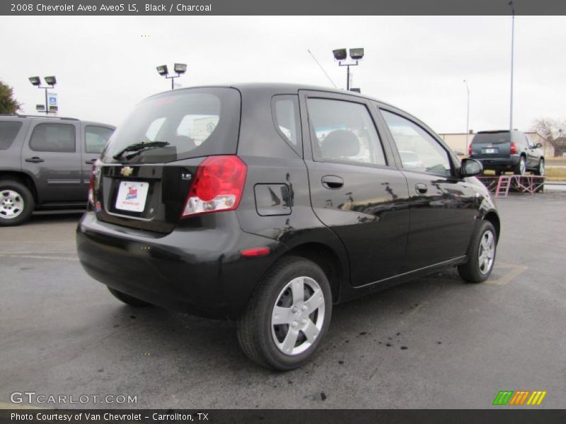 Black / Charcoal 2008 Chevrolet Aveo Aveo5 LS