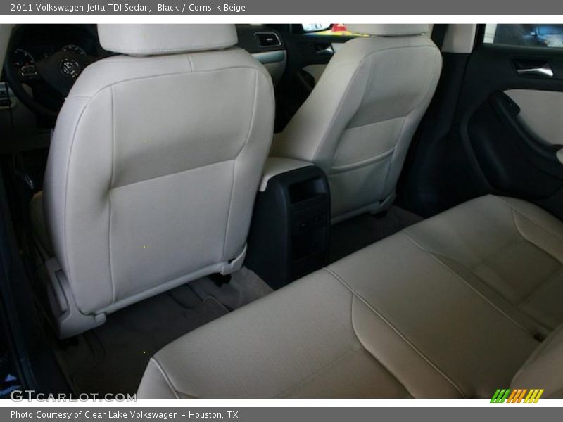 Black / Cornsilk Beige 2011 Volkswagen Jetta TDI Sedan