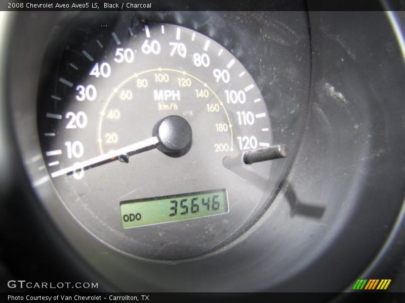 Black / Charcoal 2008 Chevrolet Aveo Aveo5 LS