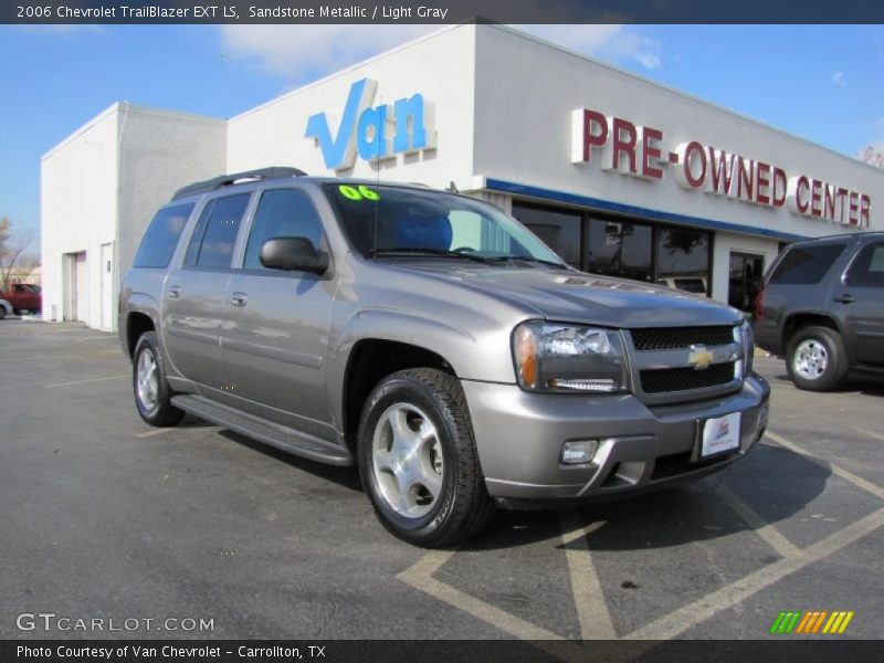 Sandstone Metallic / Light Gray 2006 Chevrolet TrailBlazer EXT LS