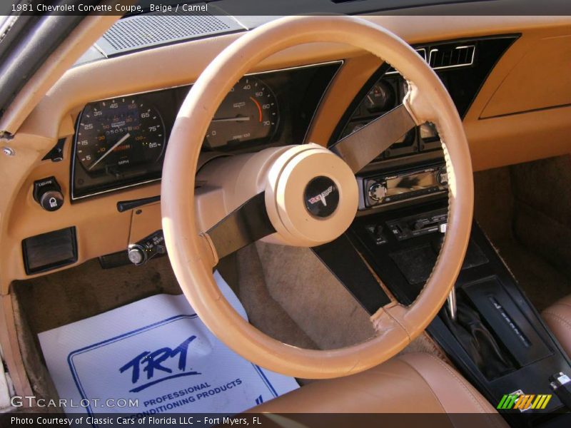 Beige / Camel 1981 Chevrolet Corvette Coupe