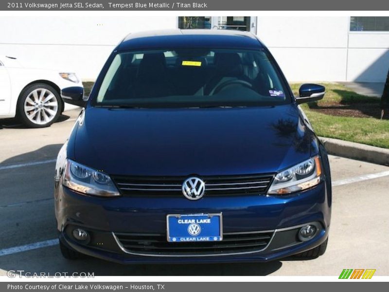 Tempest Blue Metallic / Titan Black 2011 Volkswagen Jetta SEL Sedan