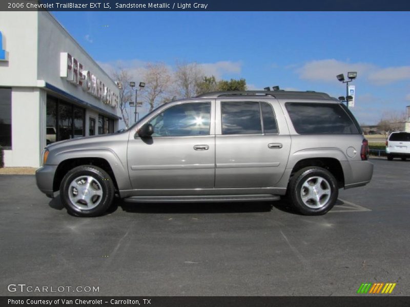 Sandstone Metallic / Light Gray 2006 Chevrolet TrailBlazer EXT LS