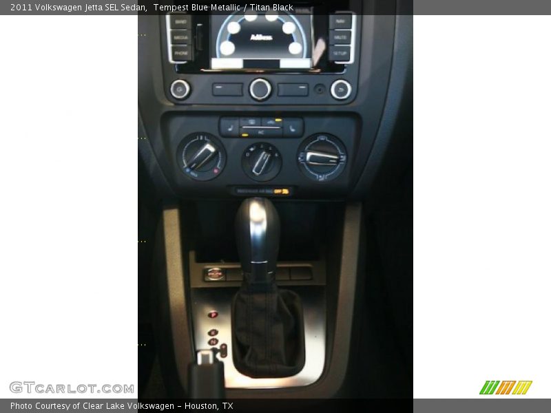 Tempest Blue Metallic / Titan Black 2011 Volkswagen Jetta SEL Sedan