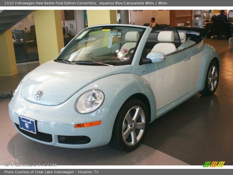  2010 New Beetle Final Edition Convertible Aquarius Blue/Campanella White