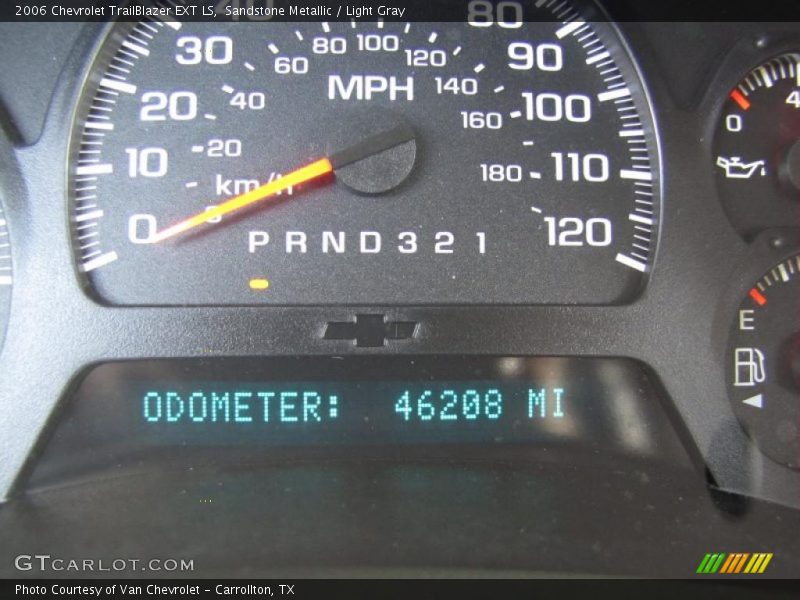 Sandstone Metallic / Light Gray 2006 Chevrolet TrailBlazer EXT LS