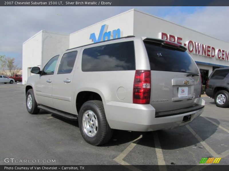 Silver Birch Metallic / Ebony 2007 Chevrolet Suburban 1500 LT