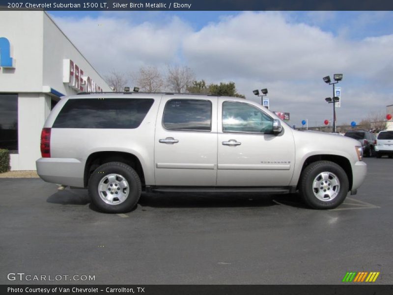 Silver Birch Metallic / Ebony 2007 Chevrolet Suburban 1500 LT