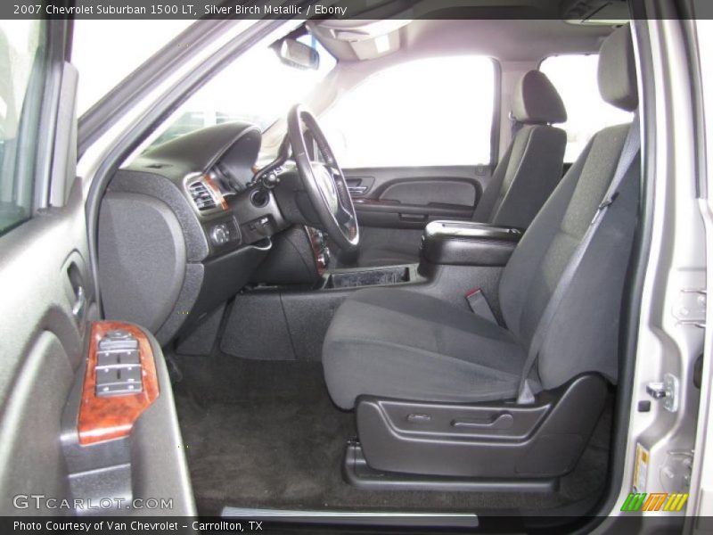 Silver Birch Metallic / Ebony 2007 Chevrolet Suburban 1500 LT