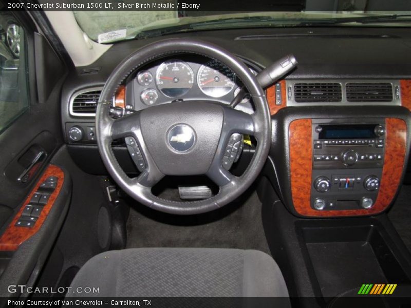 Silver Birch Metallic / Ebony 2007 Chevrolet Suburban 1500 LT