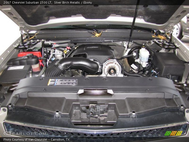 Silver Birch Metallic / Ebony 2007 Chevrolet Suburban 1500 LT