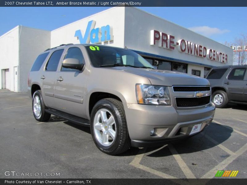 Amber Bronze Metallic / Light Cashmere/Ebony 2007 Chevrolet Tahoe LTZ