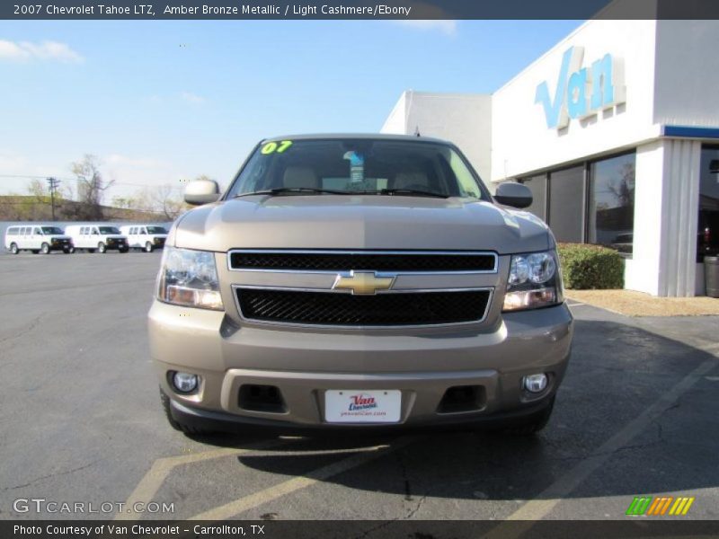 Amber Bronze Metallic / Light Cashmere/Ebony 2007 Chevrolet Tahoe LTZ