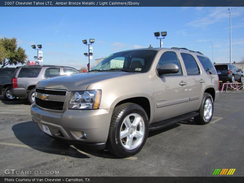 Amber Bronze Metallic / Light Cashmere/Ebony 2007 Chevrolet Tahoe LTZ