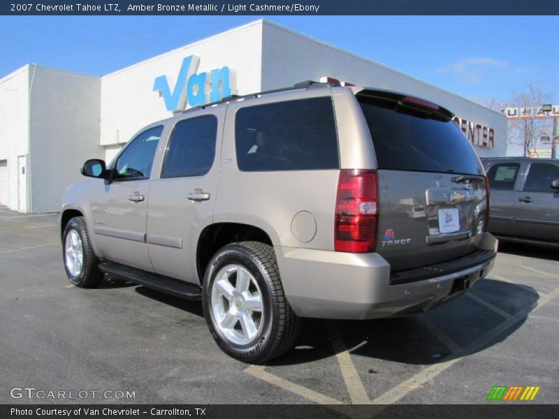 Amber Bronze Metallic / Light Cashmere/Ebony 2007 Chevrolet Tahoe LTZ