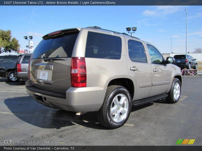 Amber Bronze Metallic / Light Cashmere/Ebony 2007 Chevrolet Tahoe LTZ