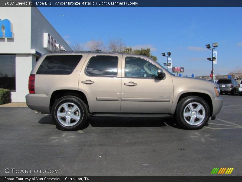 Amber Bronze Metallic / Light Cashmere/Ebony 2007 Chevrolet Tahoe LTZ