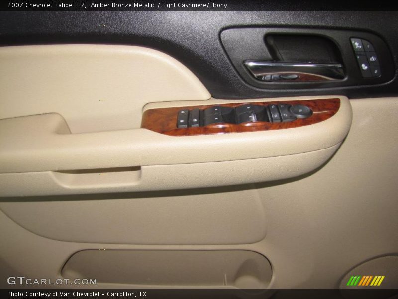 Amber Bronze Metallic / Light Cashmere/Ebony 2007 Chevrolet Tahoe LTZ