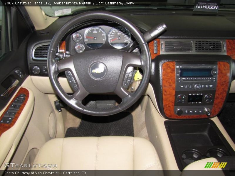 Amber Bronze Metallic / Light Cashmere/Ebony 2007 Chevrolet Tahoe LTZ
