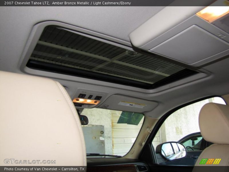 Amber Bronze Metallic / Light Cashmere/Ebony 2007 Chevrolet Tahoe LTZ