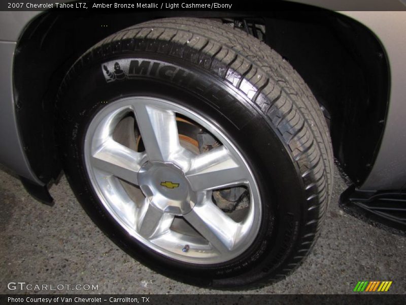 Amber Bronze Metallic / Light Cashmere/Ebony 2007 Chevrolet Tahoe LTZ