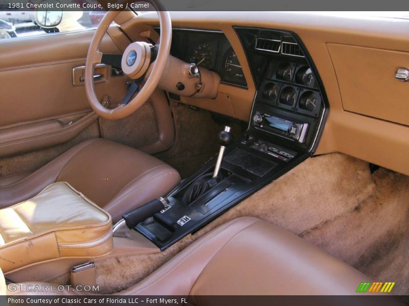 Beige / Camel 1981 Chevrolet Corvette Coupe
