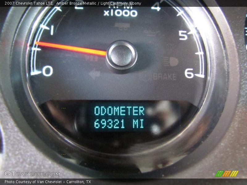 Amber Bronze Metallic / Light Cashmere/Ebony 2007 Chevrolet Tahoe LTZ