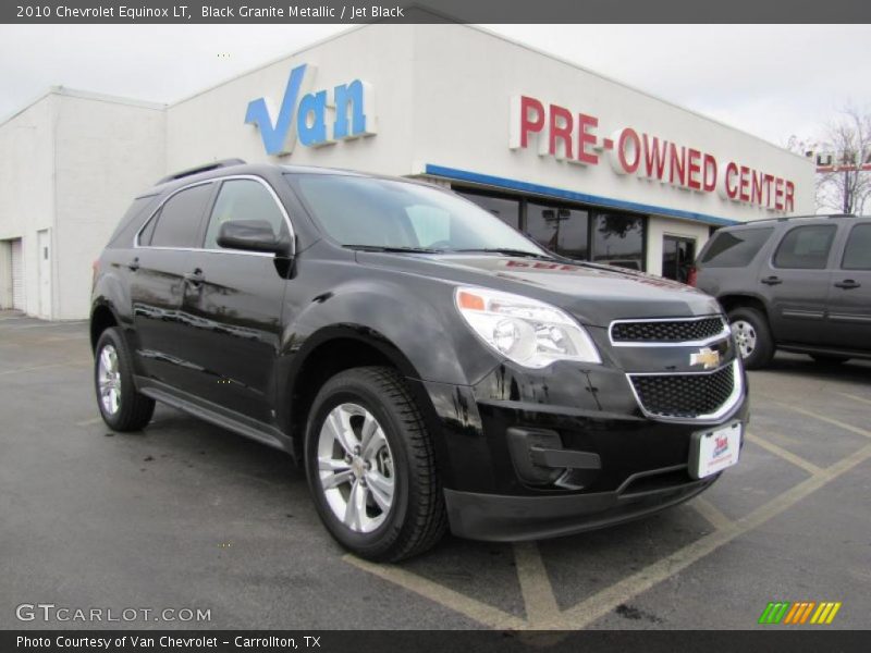 Black Granite Metallic / Jet Black 2010 Chevrolet Equinox LT