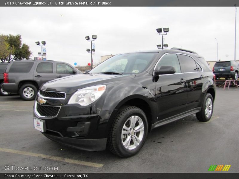 Black Granite Metallic / Jet Black 2010 Chevrolet Equinox LT
