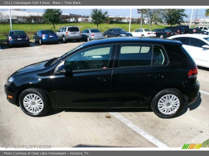 Black / Titan Black 2011 Volkswagen Golf 4 Door