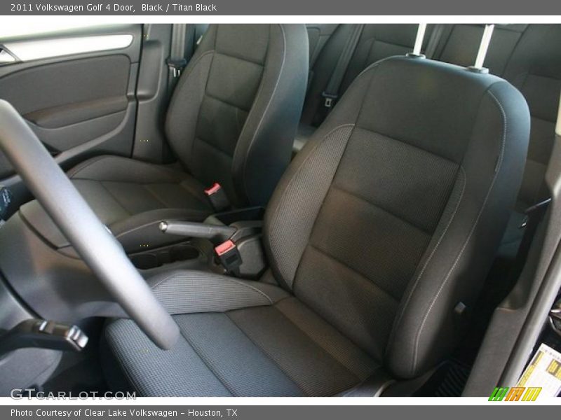 Black / Titan Black 2011 Volkswagen Golf 4 Door