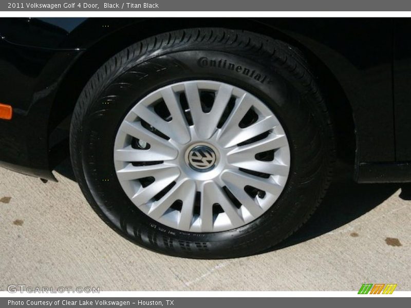 Black / Titan Black 2011 Volkswagen Golf 4 Door
