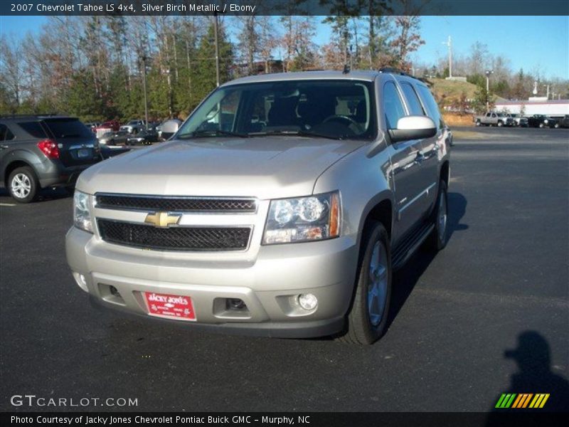 Silver Birch Metallic / Ebony 2007 Chevrolet Tahoe LS 4x4