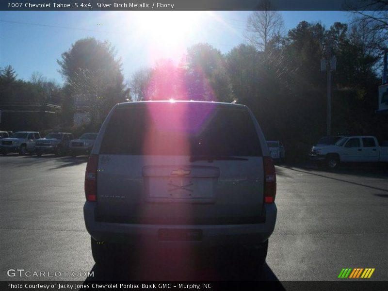 Silver Birch Metallic / Ebony 2007 Chevrolet Tahoe LS 4x4
