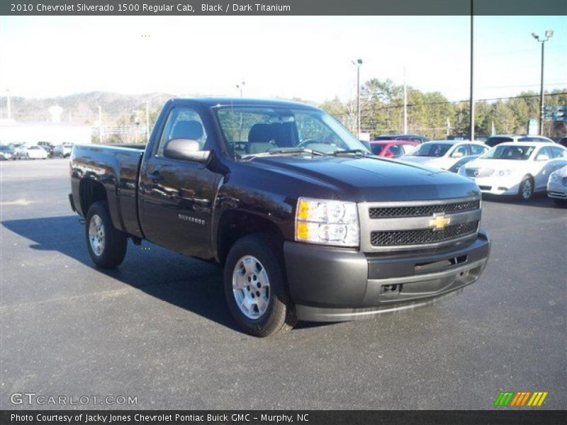 Black / Dark Titanium 2010 Chevrolet Silverado 1500 Regular Cab