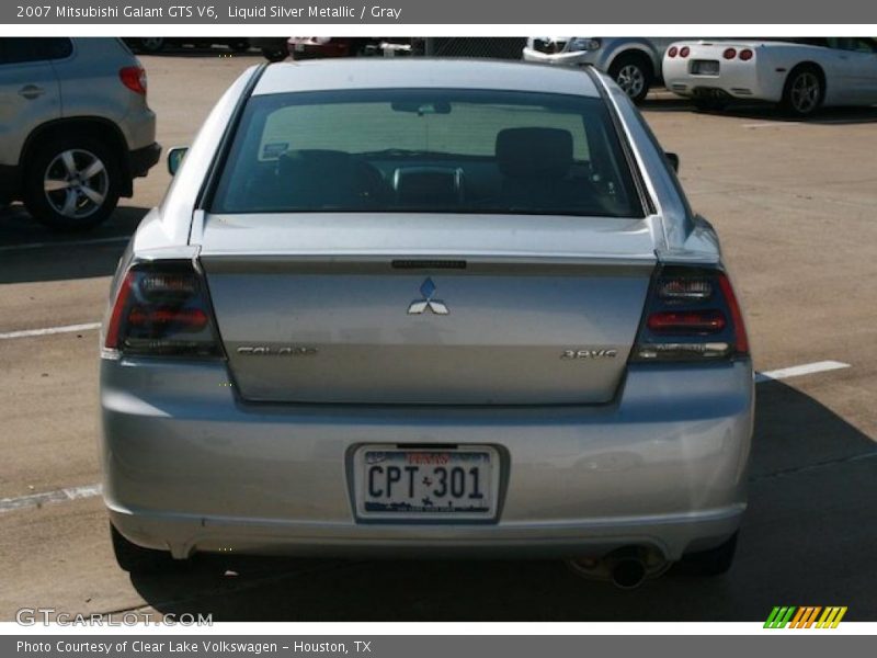 Liquid Silver Metallic / Gray 2007 Mitsubishi Galant GTS V6