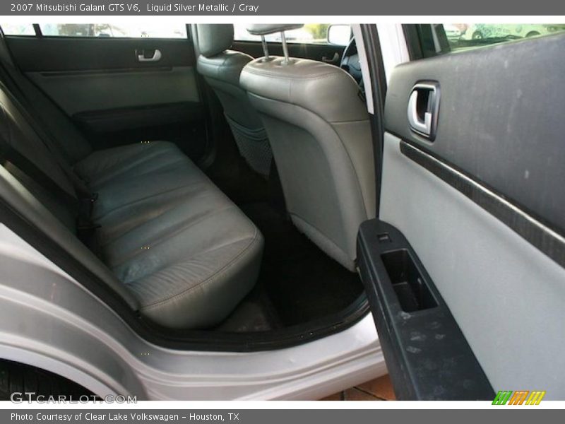 Liquid Silver Metallic / Gray 2007 Mitsubishi Galant GTS V6