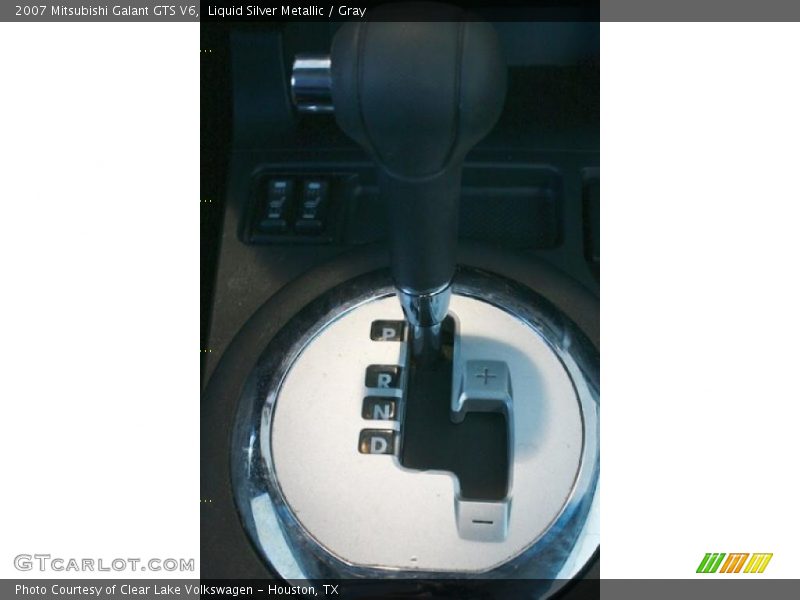 Liquid Silver Metallic / Gray 2007 Mitsubishi Galant GTS V6
