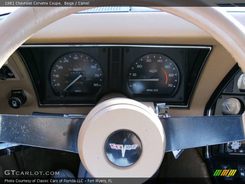 Beige / Camel 1981 Chevrolet Corvette Coupe