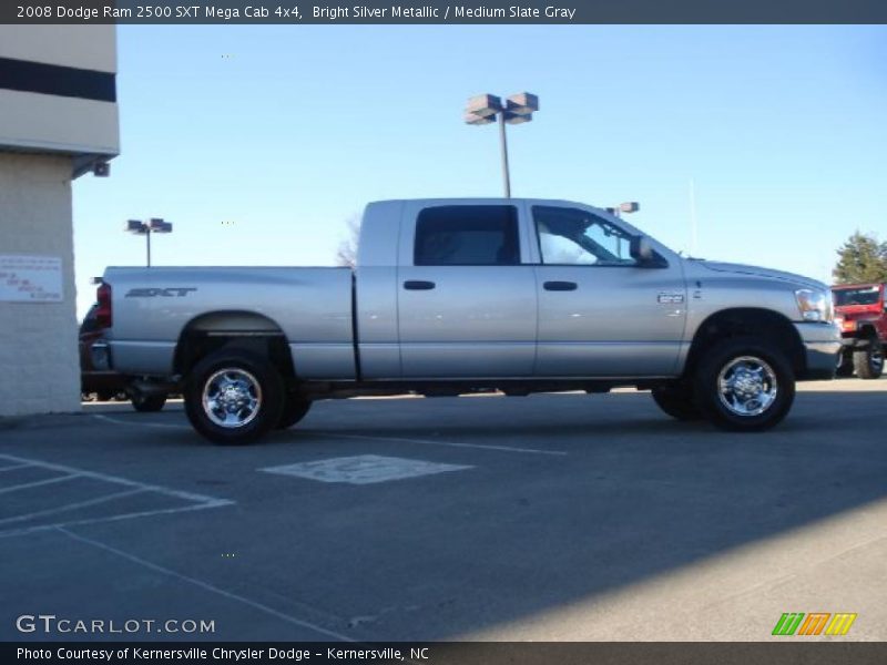 Bright Silver Metallic / Medium Slate Gray 2008 Dodge Ram 2500 SXT Mega Cab 4x4