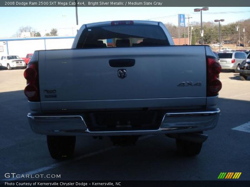 Bright Silver Metallic / Medium Slate Gray 2008 Dodge Ram 2500 SXT Mega Cab 4x4